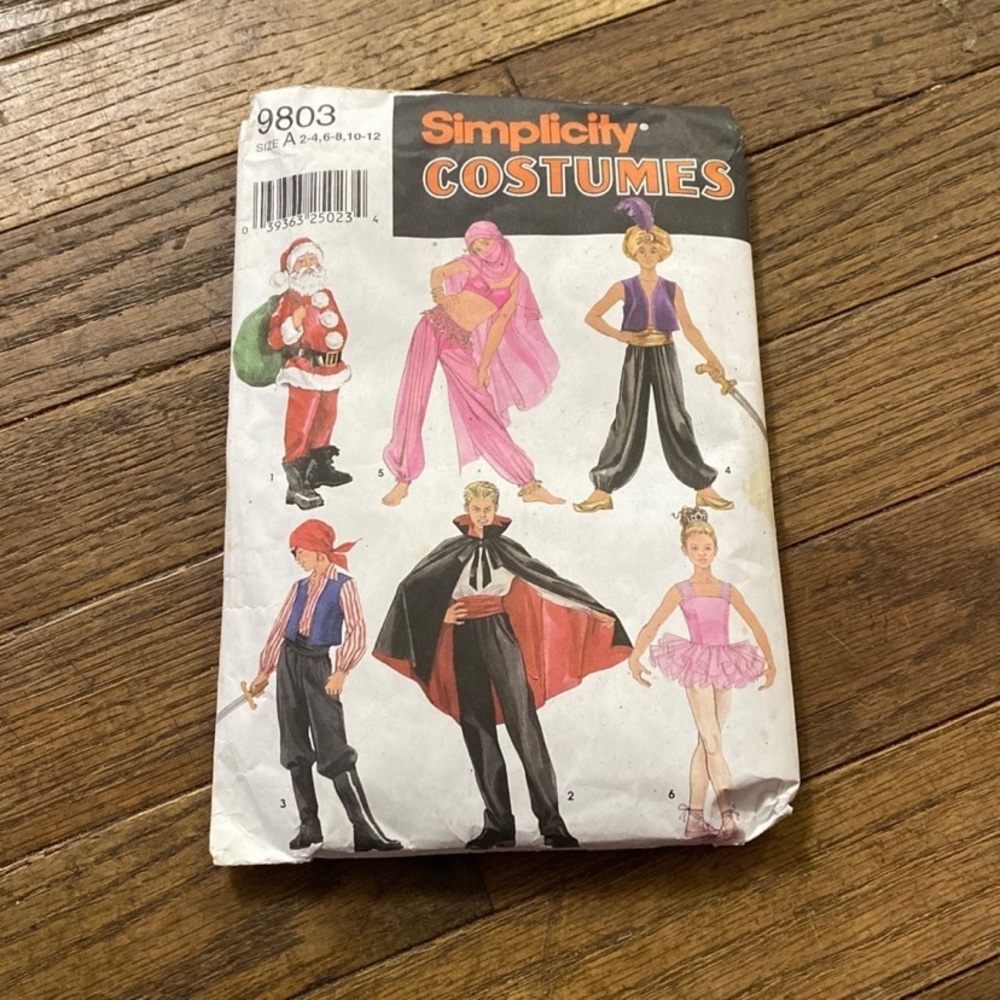 Simplicity Kids Costume Pattern